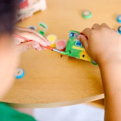 Decorate-Your-Own Wooden Train and Race Car Craft Kit><noscript><img width=