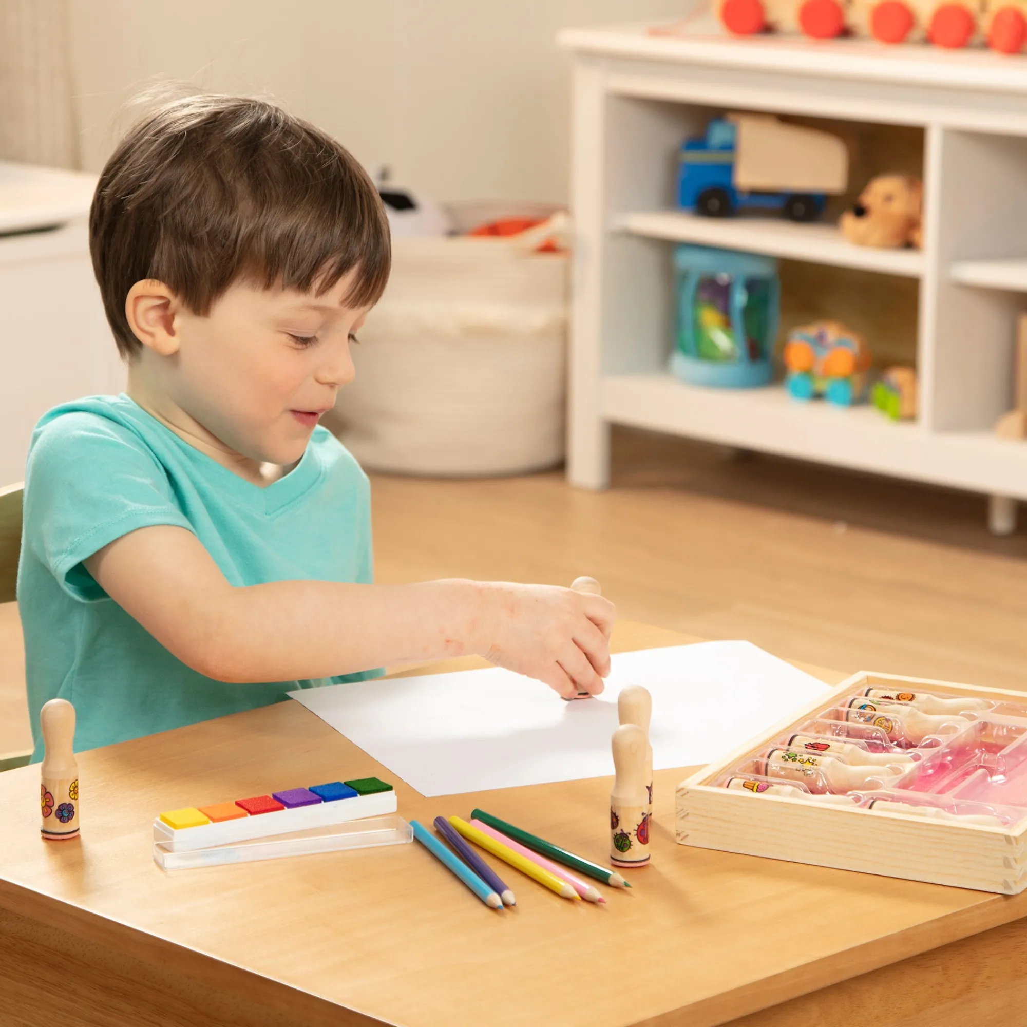 Deluxe Happy Handle Stamp Set>Melissa & Doug Online