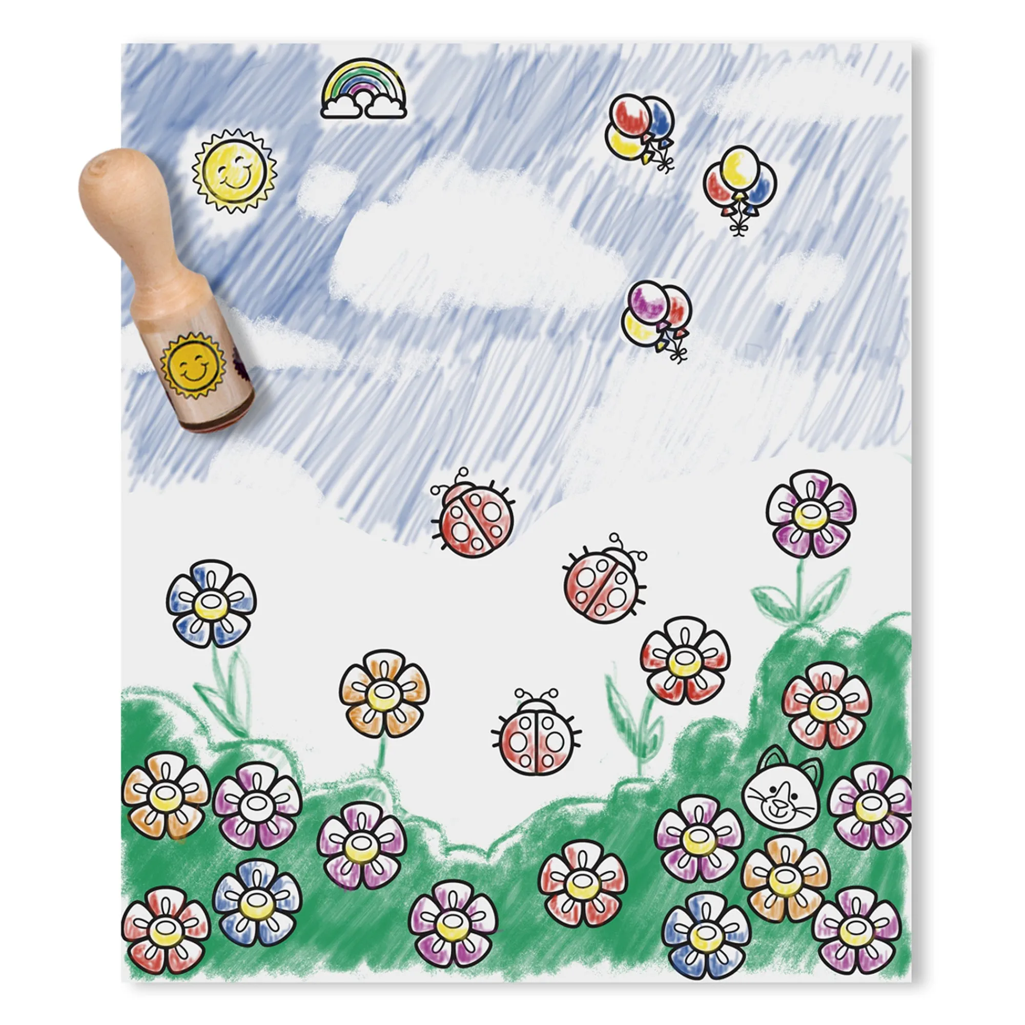 Deluxe Happy Handle Stamp Set>Melissa & Doug Online