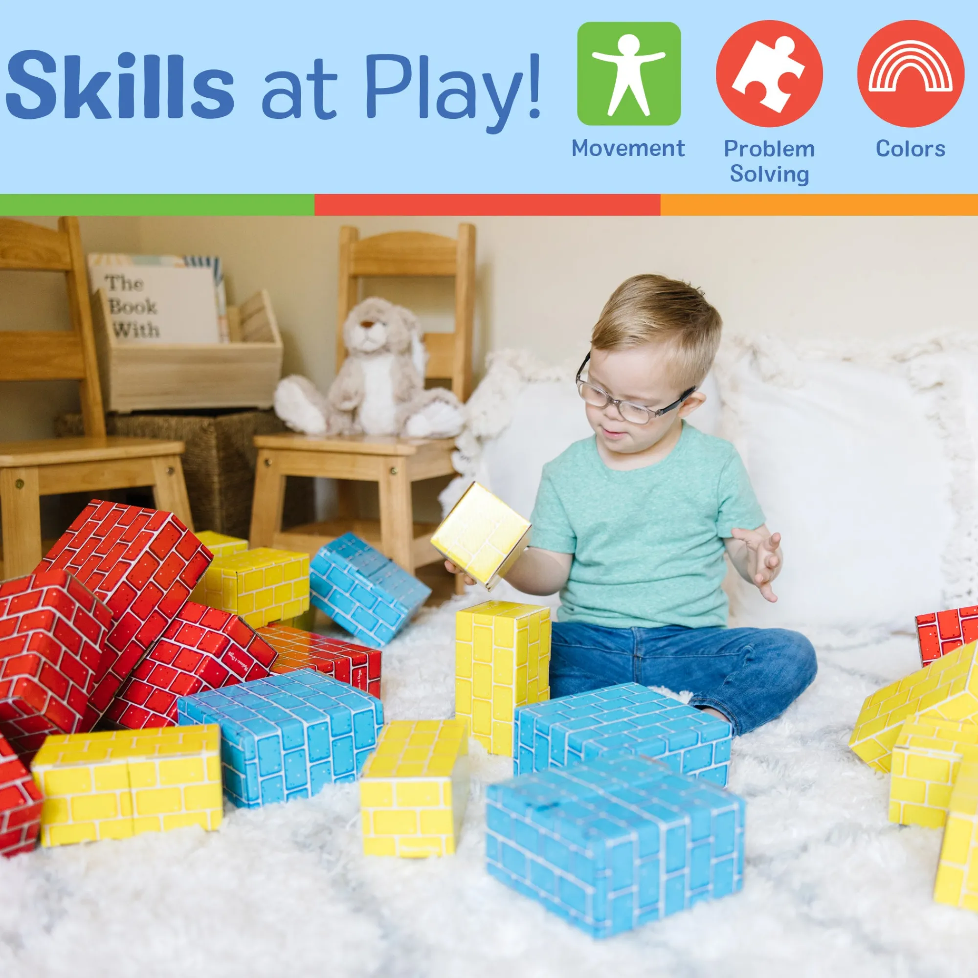 Deluxe Jumbo Cardboard Blocks - 40 Pieces>Melissa & Doug Discount