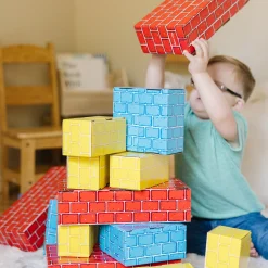Deluxe Jumbo Cardboard Blocks - 40 Pieces><noscript><img width=