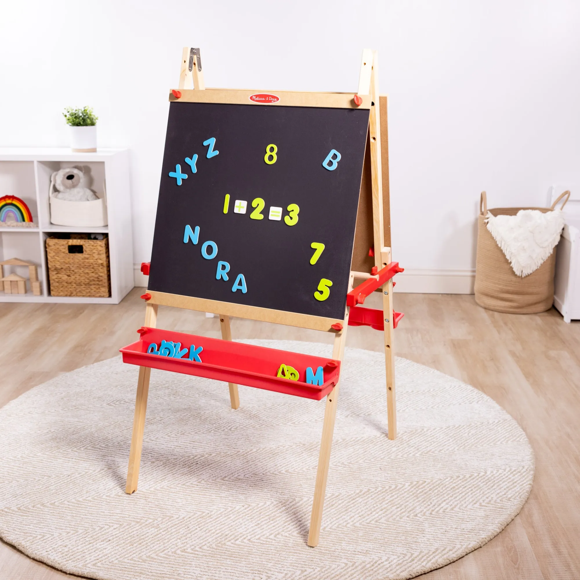 Deluxe Magnetic Standing Art Easel>Melissa & Doug New