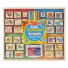 Deluxe Wooden Stamp Set - Animals>Melissa & Doug New