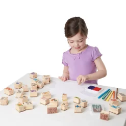 Deluxe Wooden Stamp Set - Animals><noscript><img width=