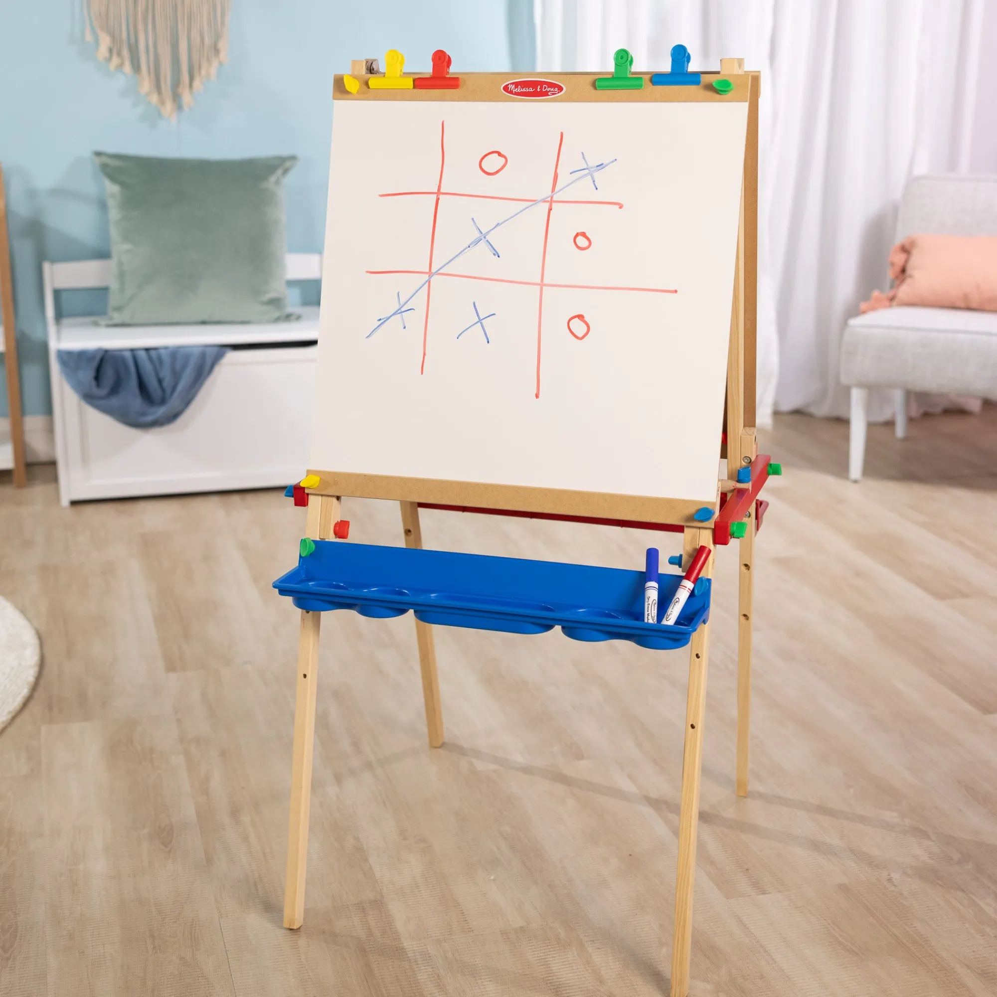 Deluxe Wooden Standing Art Easel>Melissa & Doug Best