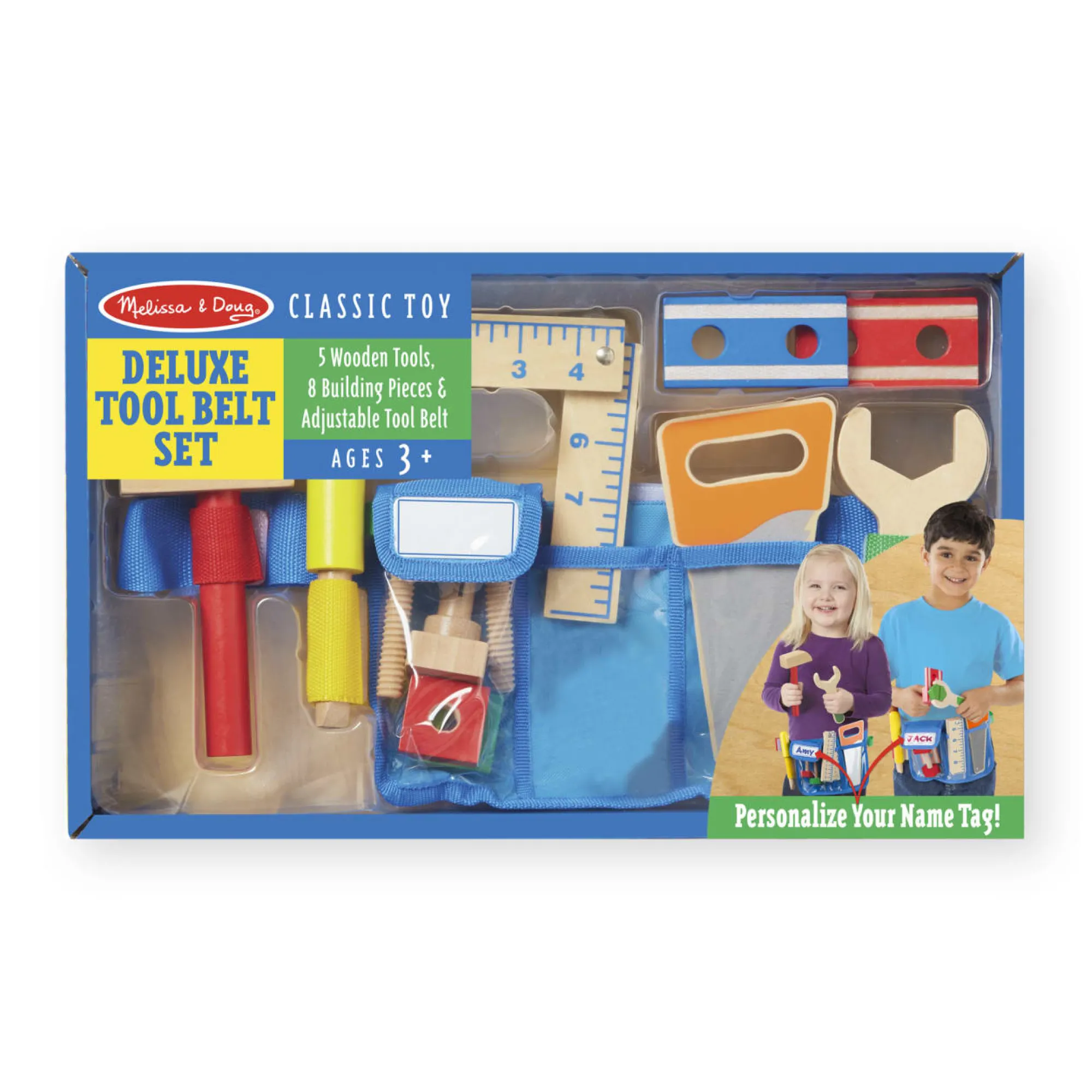 Deluxe Wooden Tool Belt Set>Melissa & Doug Clearance