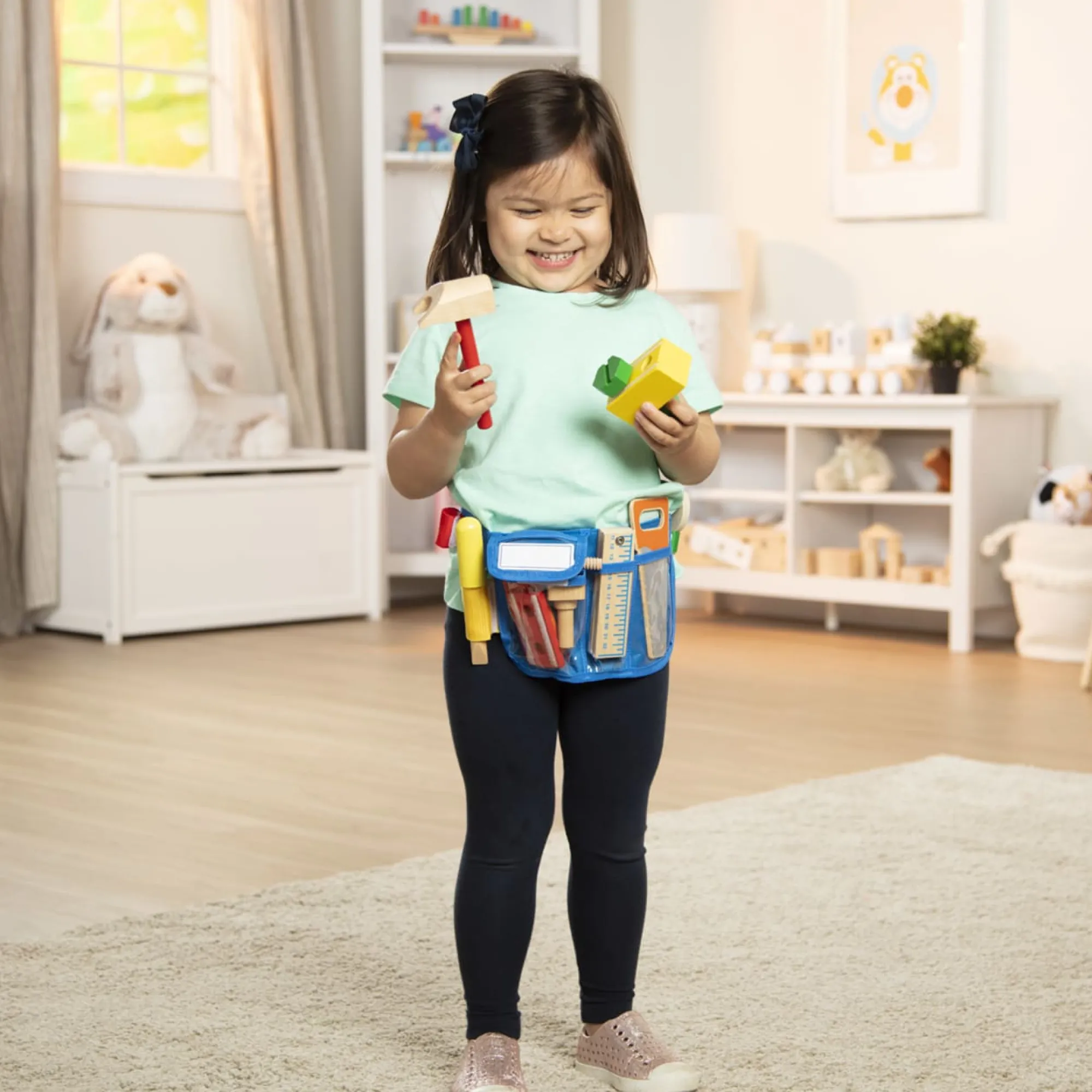 Deluxe Wooden Tool Belt Set>Melissa & Doug Clearance