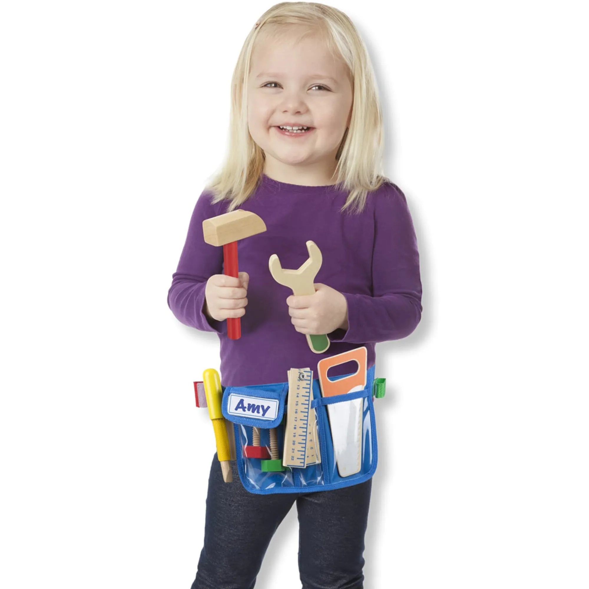 Deluxe Wooden Tool Belt Set>Melissa & Doug Clearance