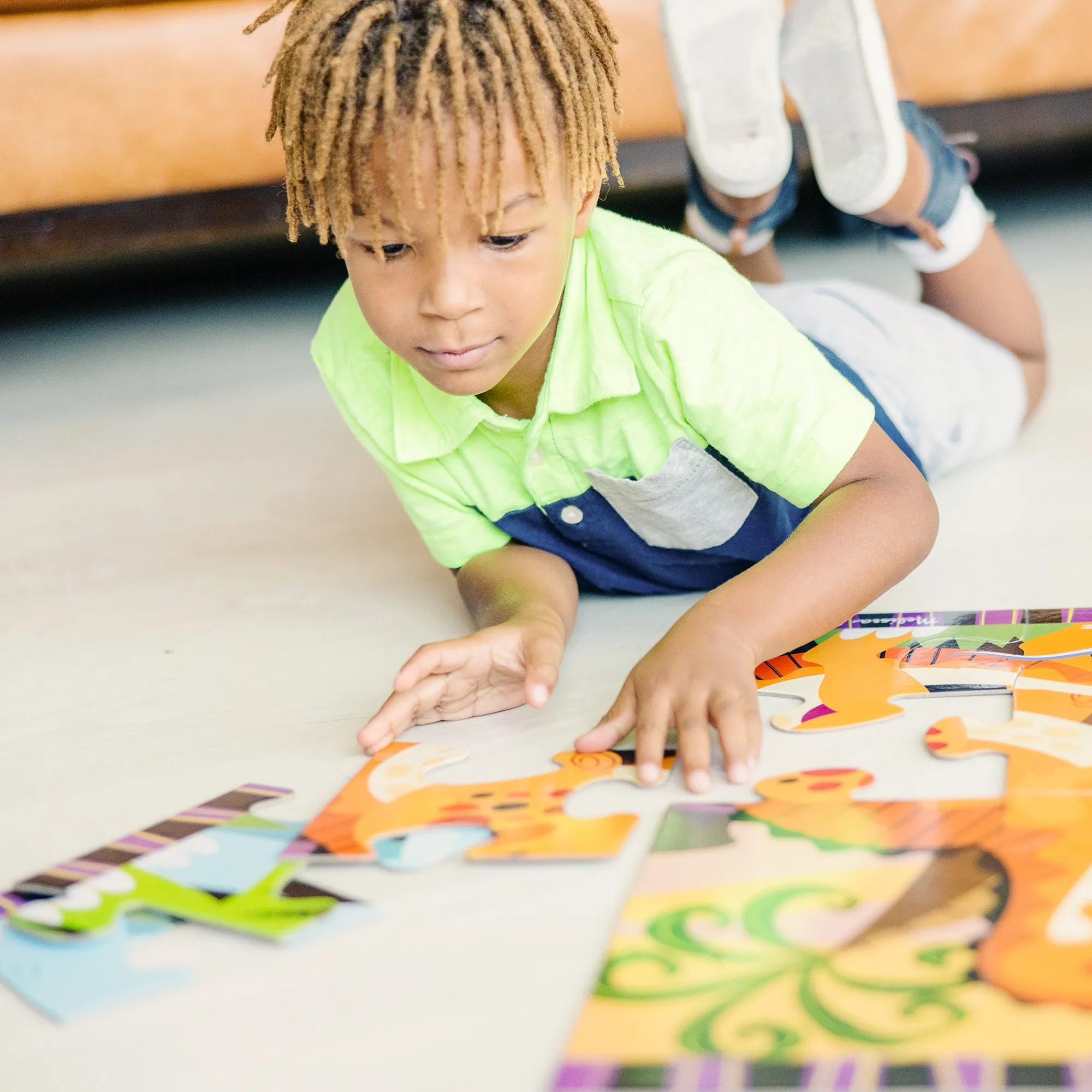 Dinosaur Dawn Floor Puzzle - 24 Pieces>Melissa & Doug Hot
