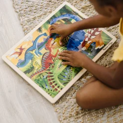 Dinosaur Wooden Jigsaw Puzzle - 24 Pieces>Melissa & Doug Sale