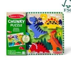 Dinosaurs Chunky Puzzle - 7 Pieces><noscript><img width=