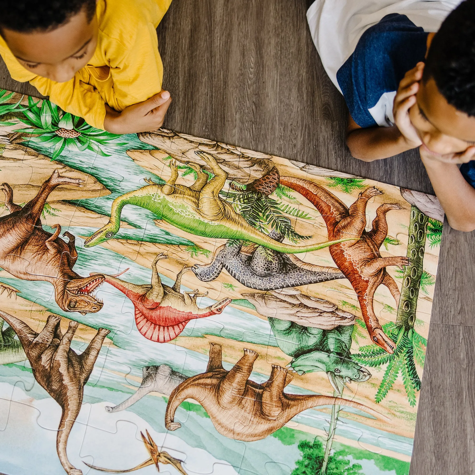 Dinosaurs Floor Puzzle - 48 Pieces>Melissa & Doug Discount