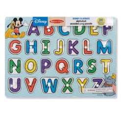 Disney Classics Wooden Alphabet Peg Puzzle><noscript><img width=