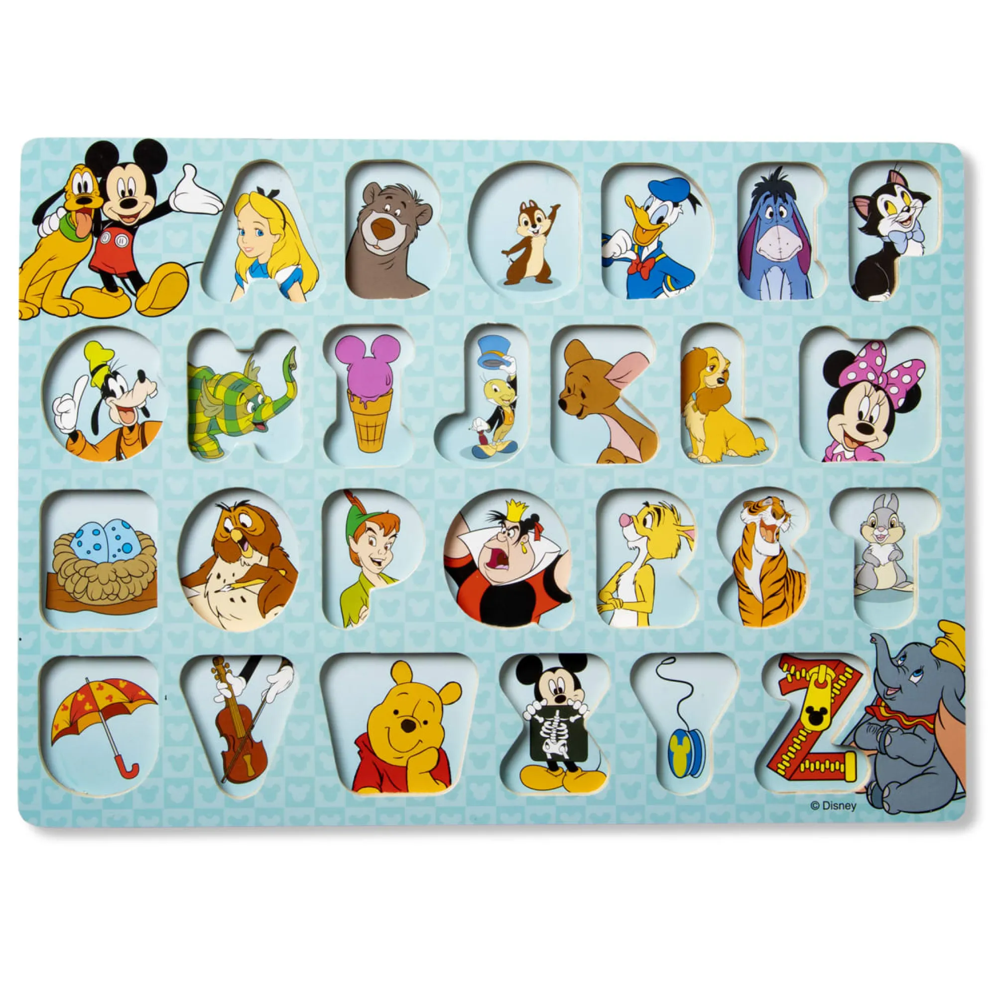 Disney Classics Wooden Alphabet Peg Puzzle>Melissa & Doug Sale