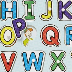 Disney Classics Wooden Alphabet Peg Puzzle><noscript><img width=