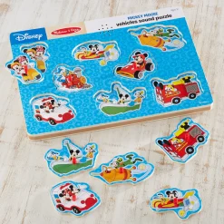 Disney Mickey Mouse & Friends Vehicles Sound Puzzle - 8 Pieces><noscript><img width=