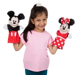 Disney Mickey Mouse & Friends Soft & Cuddly Hand Puppets><noscript><img width=