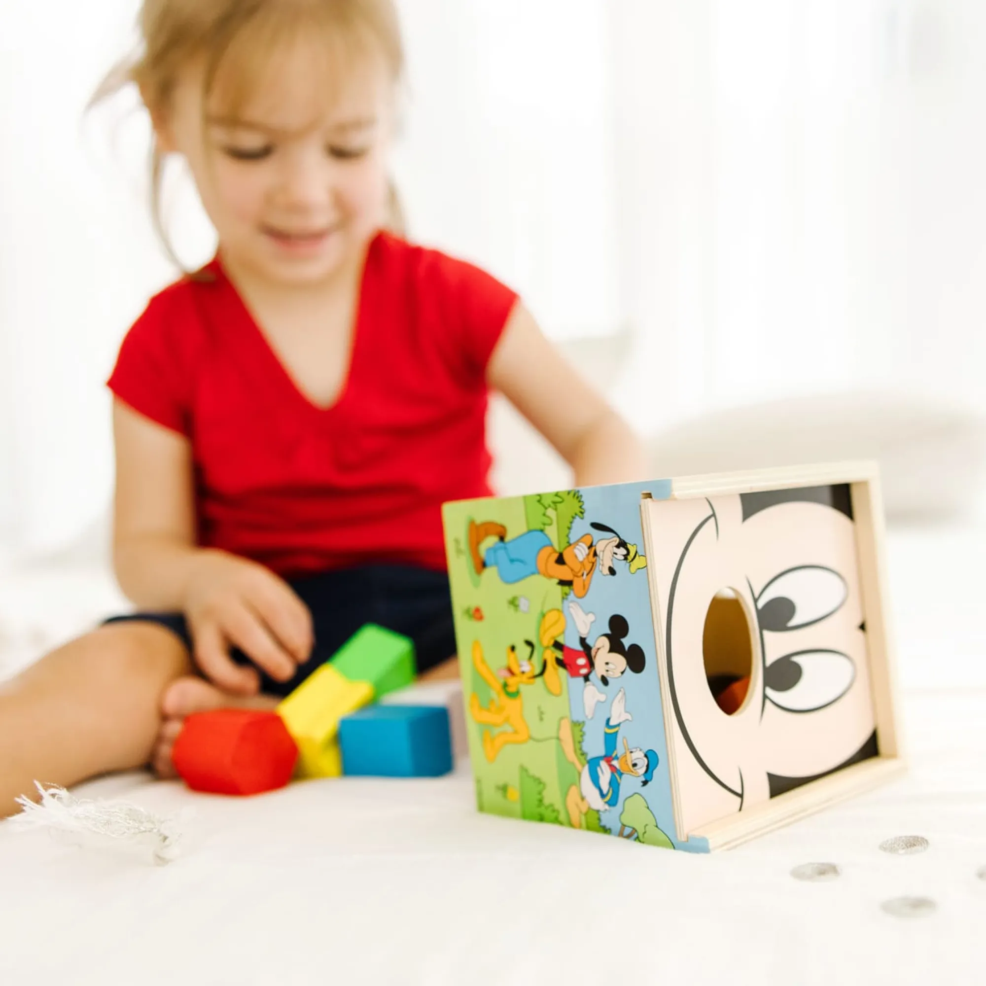 Disney Mickey Mouse & Friends Wooden Shape Sorting Cube>Melissa & Doug Discount