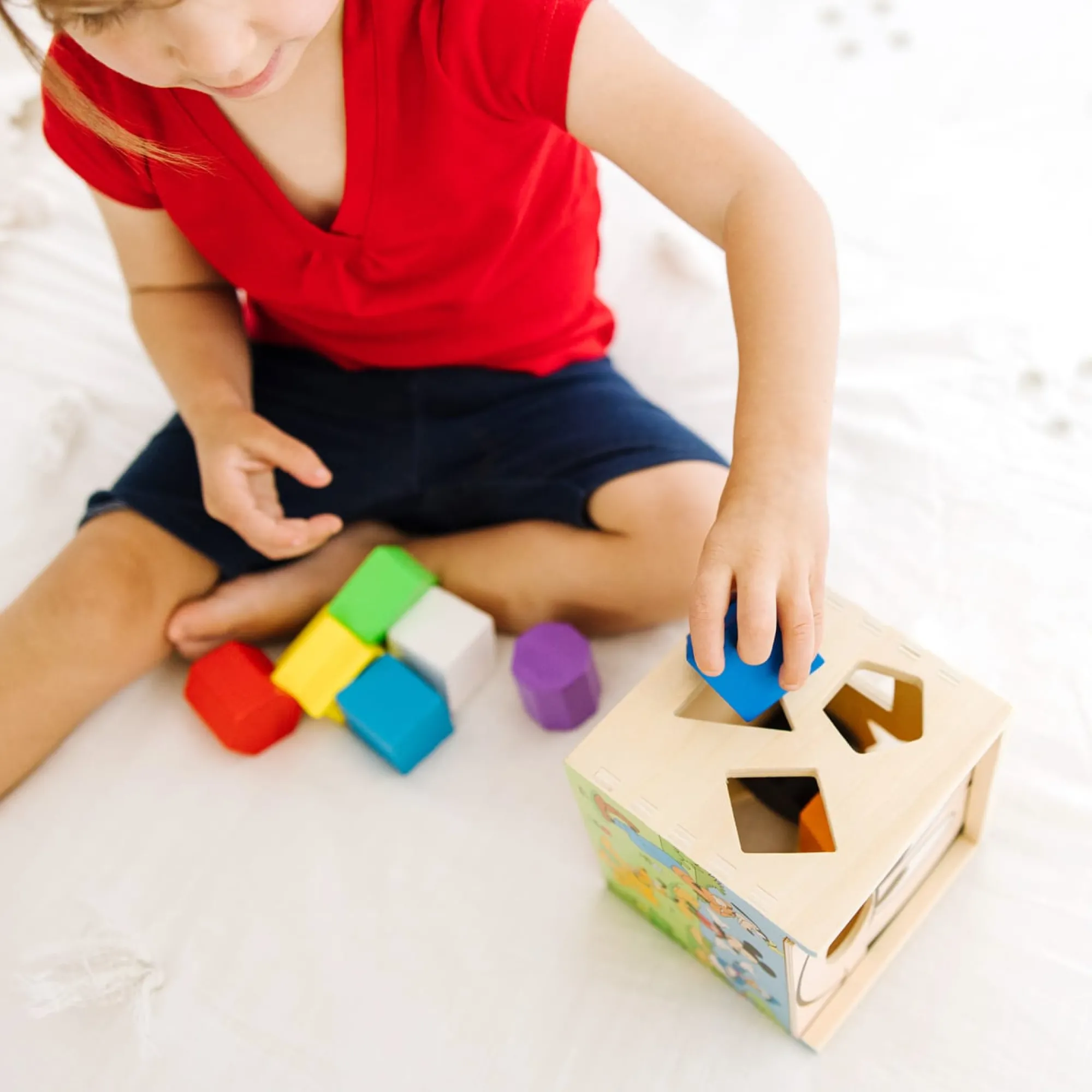 Disney Mickey Mouse & Friends Wooden Shape Sorting Cube>Melissa & Doug Discount