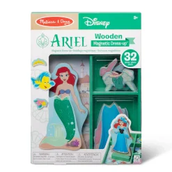 Disney Princess Ariel Wooden Magnetic Dress-Up><noscript><img width=