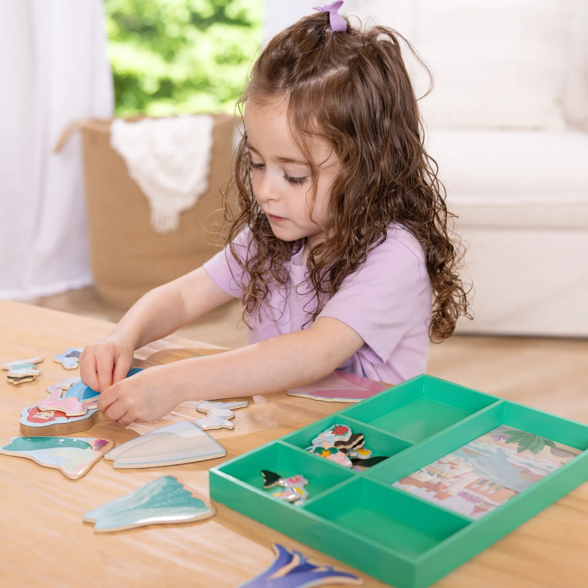 Disney Princess Ariel Wooden Magnetic Dress-Up>Melissa & Doug