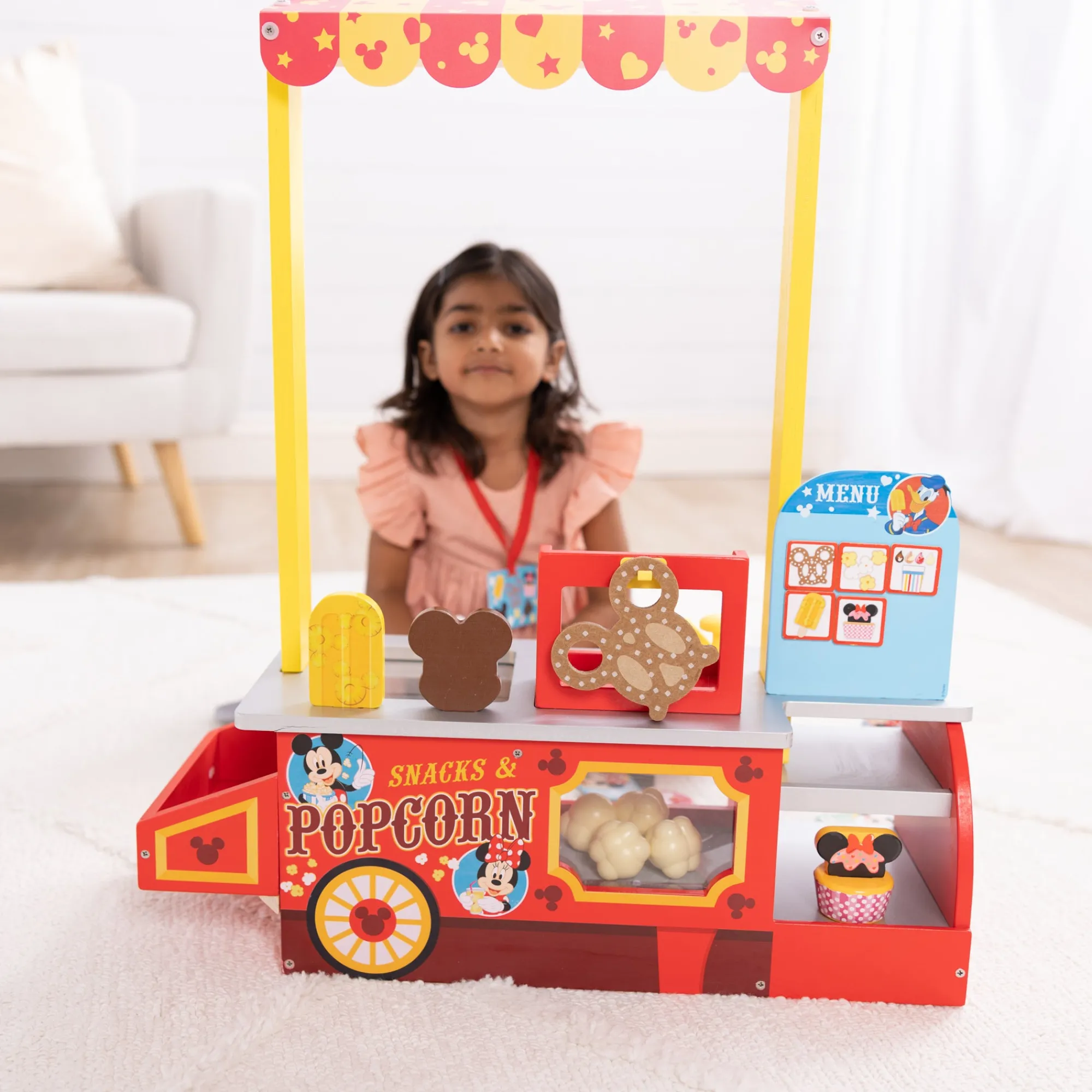 Disney Snacks & Popcorn Wooden Food Counter>Melissa & Doug Clearance