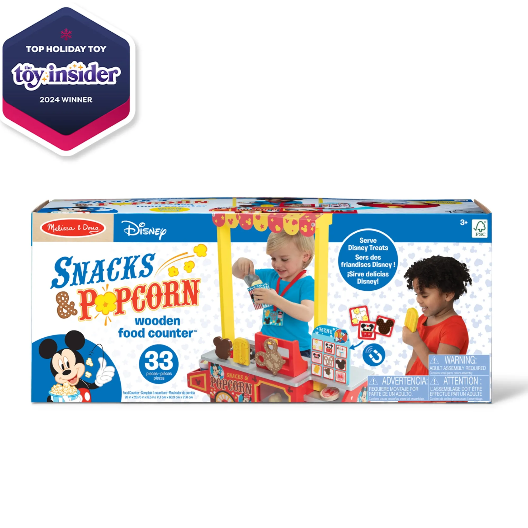 Disney Snacks & Popcorn Wooden Food Counter>Melissa & Doug Clearance
