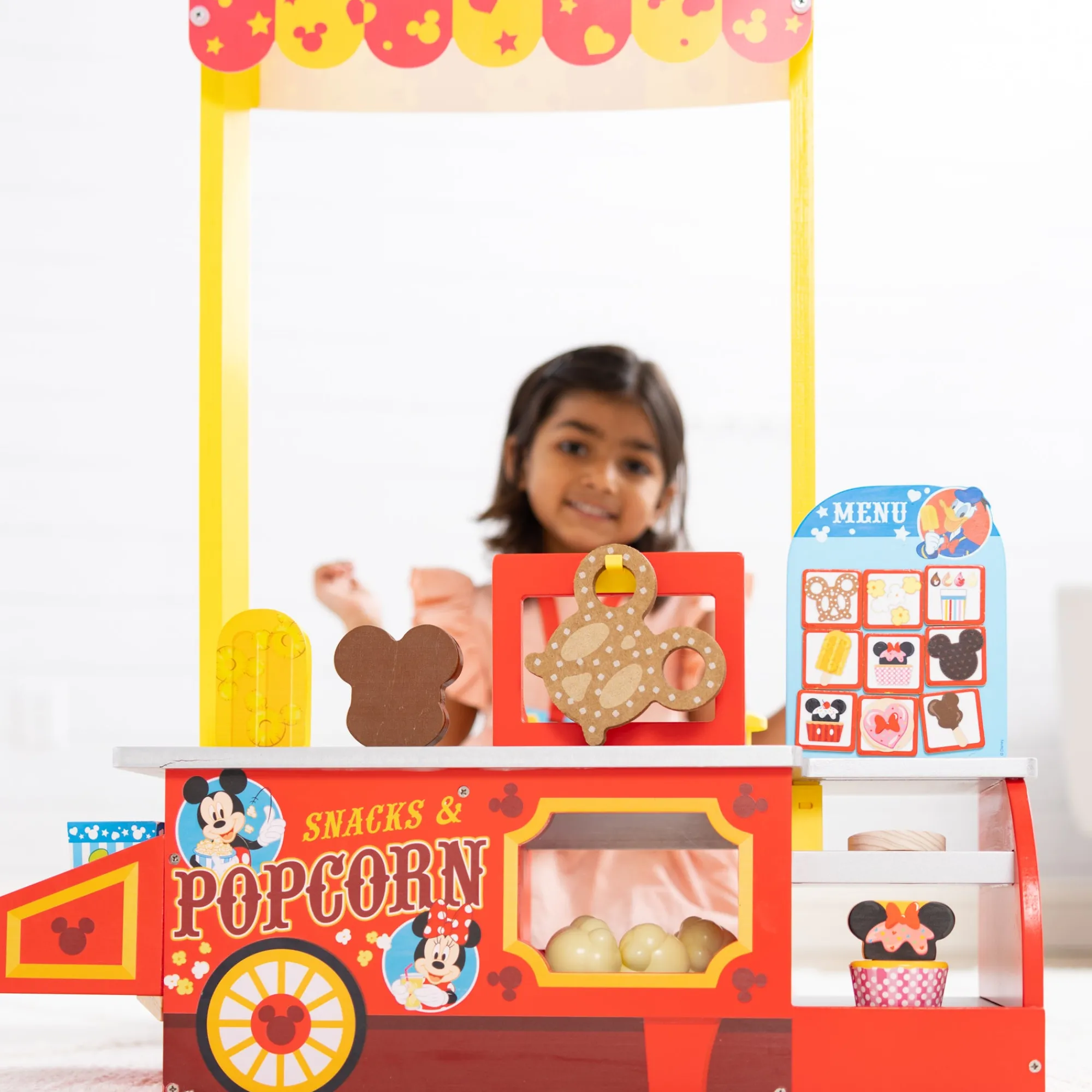 Disney Snacks & Popcorn Wooden Food Counter>Melissa & Doug Clearance
