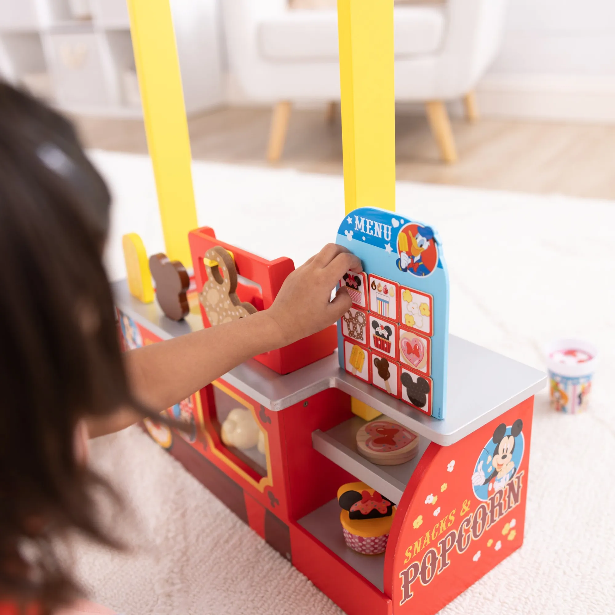 Disney Snacks & Popcorn Wooden Food Counter>Melissa & Doug Clearance
