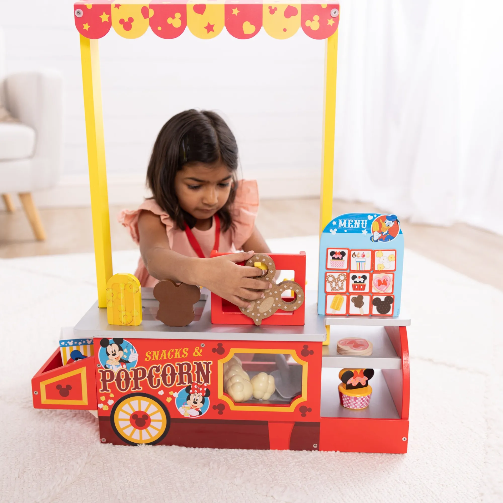 Disney Snacks & Popcorn Wooden Food Counter>Melissa & Doug Clearance