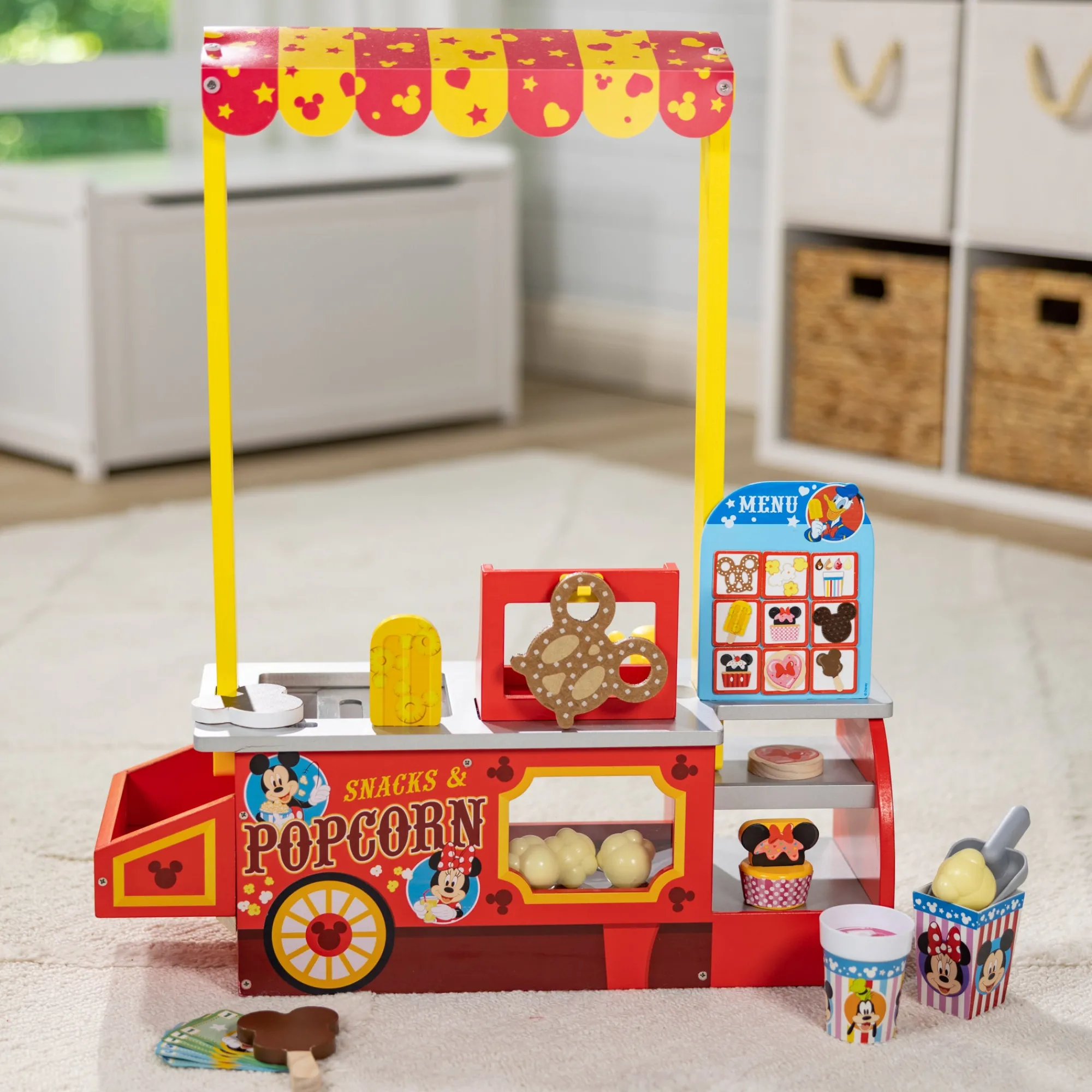 Disney Snacks & Popcorn Wooden Food Counter>Melissa & Doug Clearance