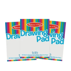 Drawing Paper Pad (50 Sheets, 9 x 12 Inches) 3-Pack>Melissa & Doug Best