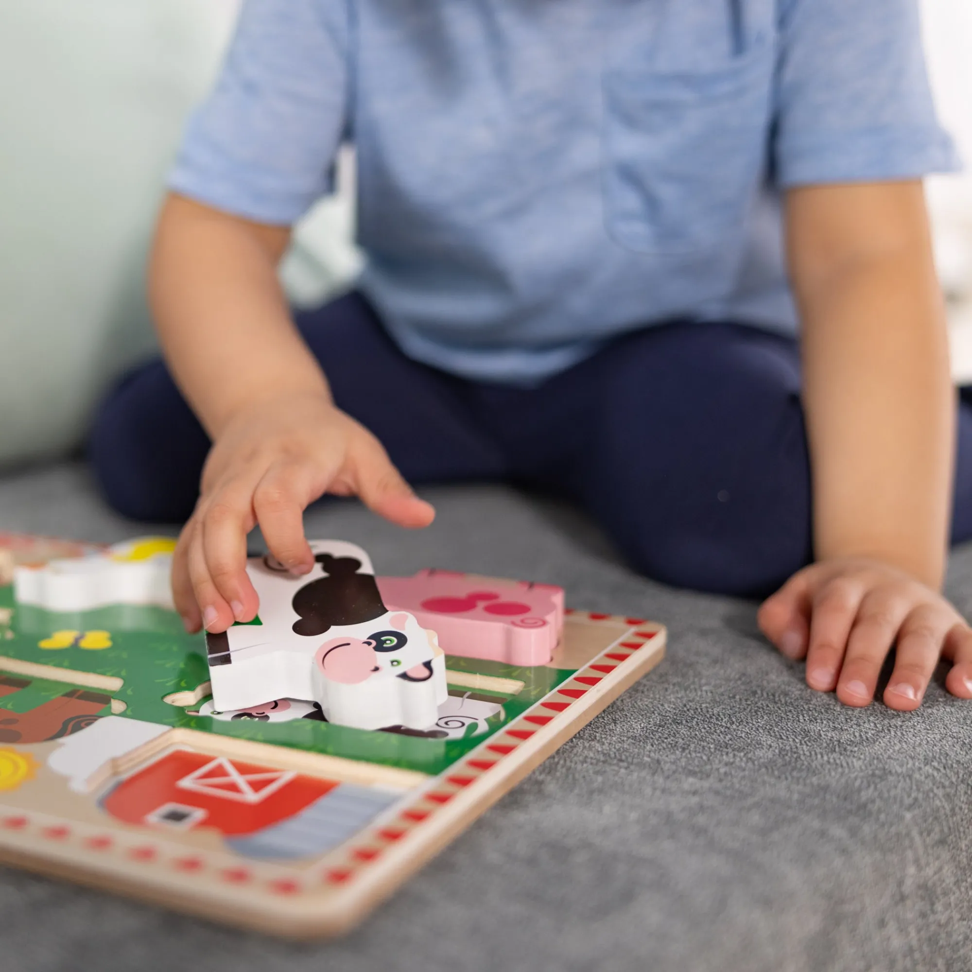 Farm Animals Chunky Puzzle - 8 Pieces>Melissa & Doug Discount