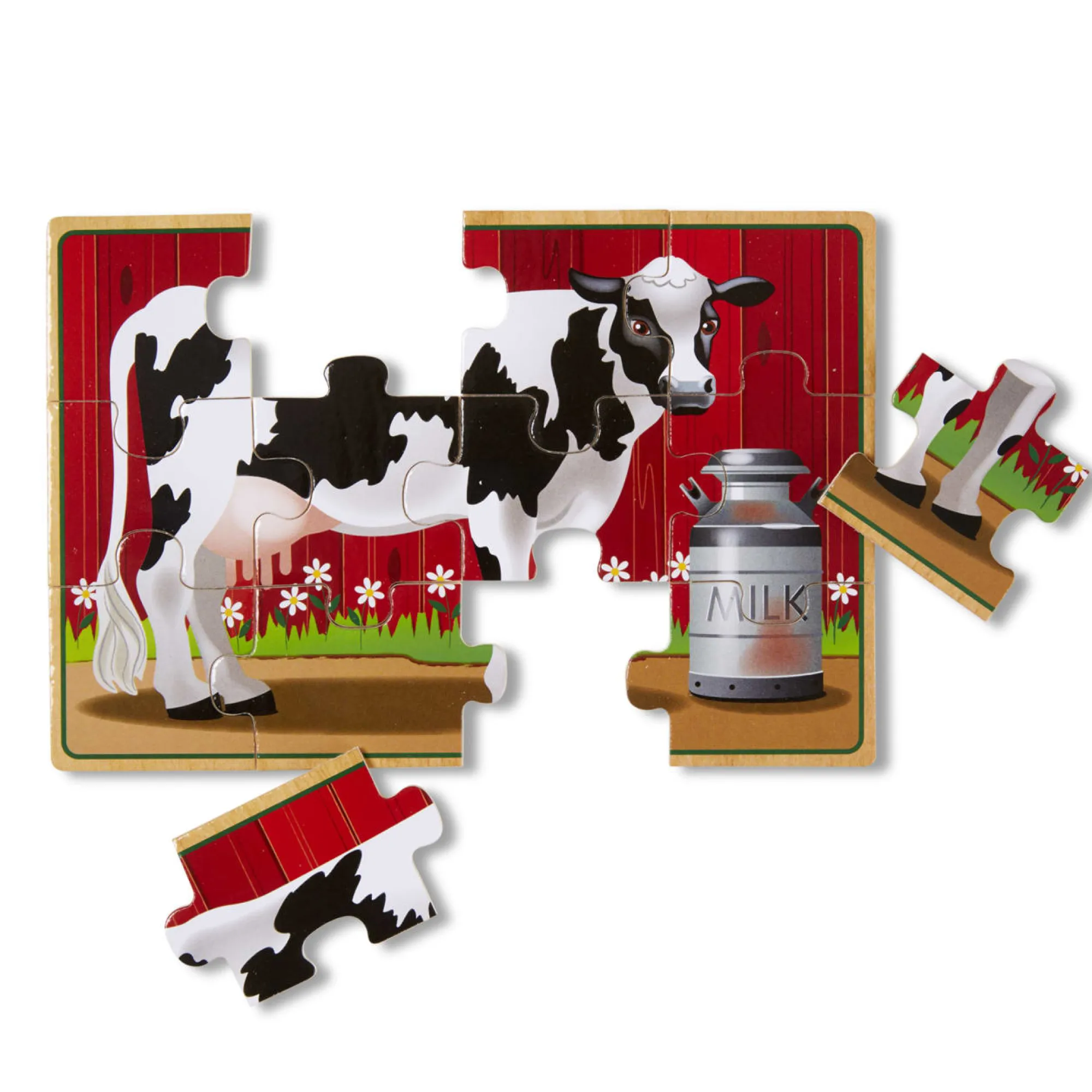 Farm Animals Jigsaw Puzzles in a Box>Melissa & Doug Hot