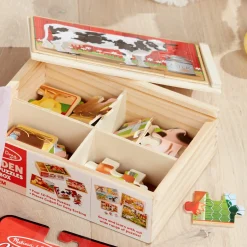 Farm Animals Jigsaw Puzzles in a Box><noscript><img width=