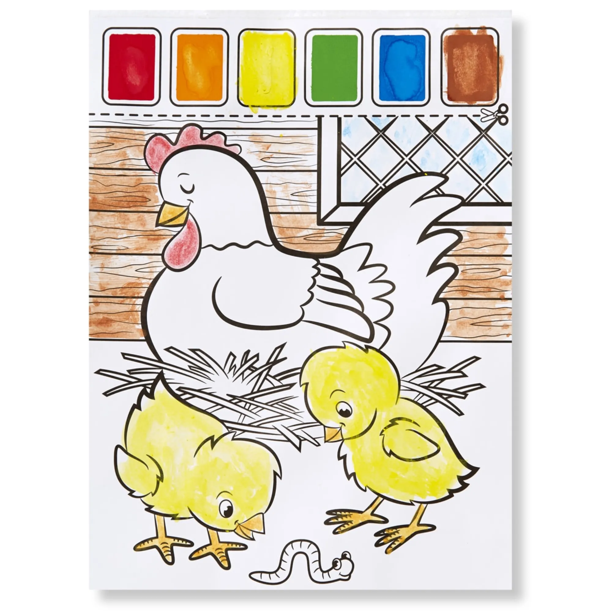 Farm Animals Paint with Water Kids' Art Pad>Melissa & Doug New