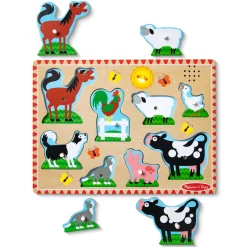 Farm Animals Sound Puzzle - 8 Pieces><noscript><img width=