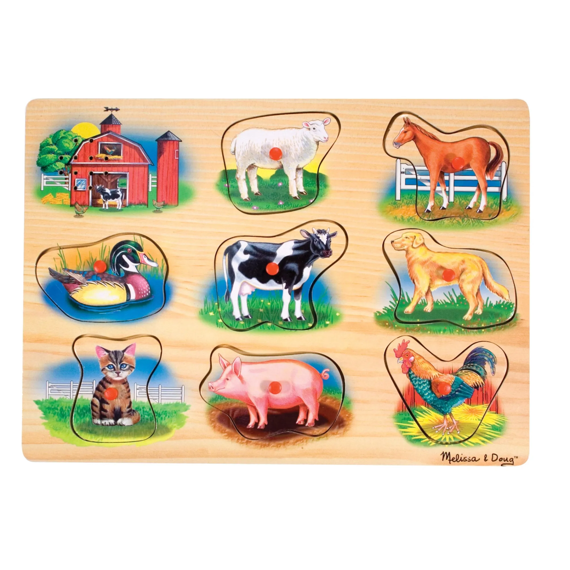 Farm Sound Puzzle - 8 Pieces>Melissa & Doug Best