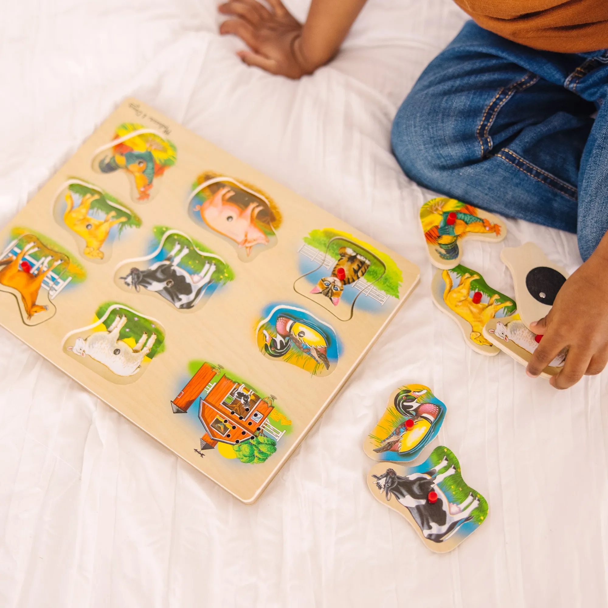 Farm Sound Puzzle - 8 Pieces>Melissa & Doug Best