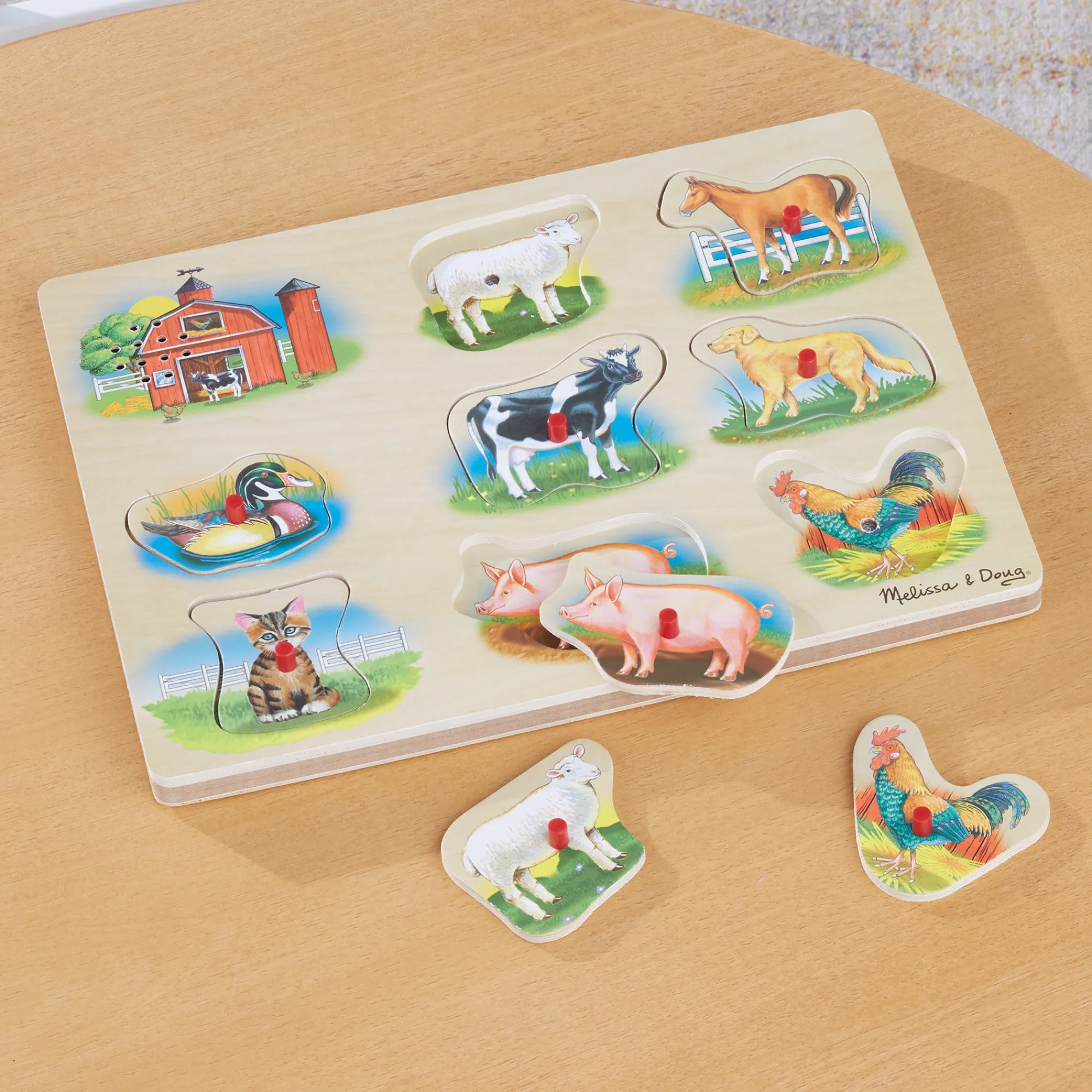 Farm Sound Puzzle - 8 Pieces>Melissa & Doug Best