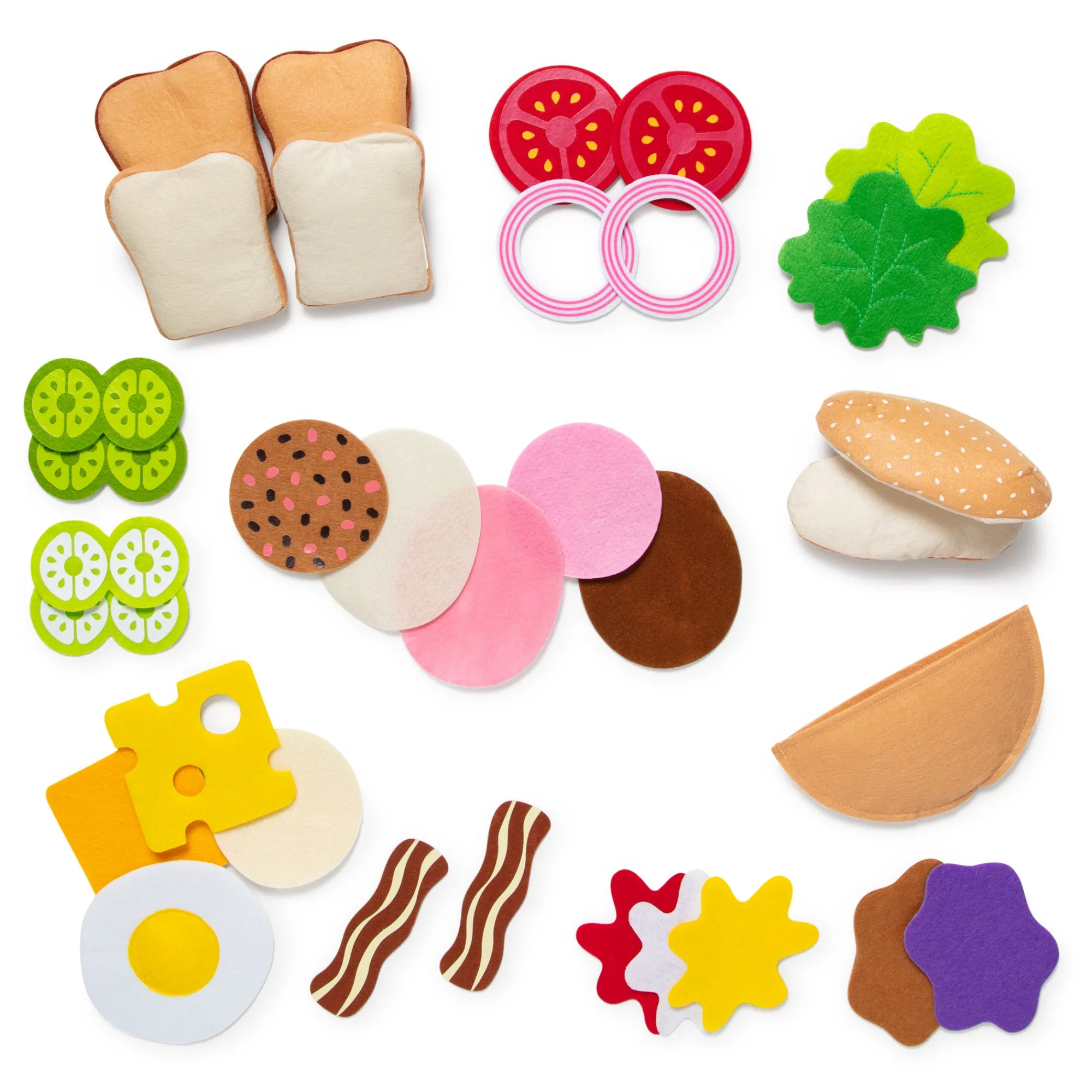 Felt Food Sandwich Play Set>Melissa & Doug Clearance