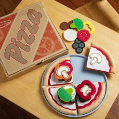 Felt Play Food - Pizza Set><noscript><img width=