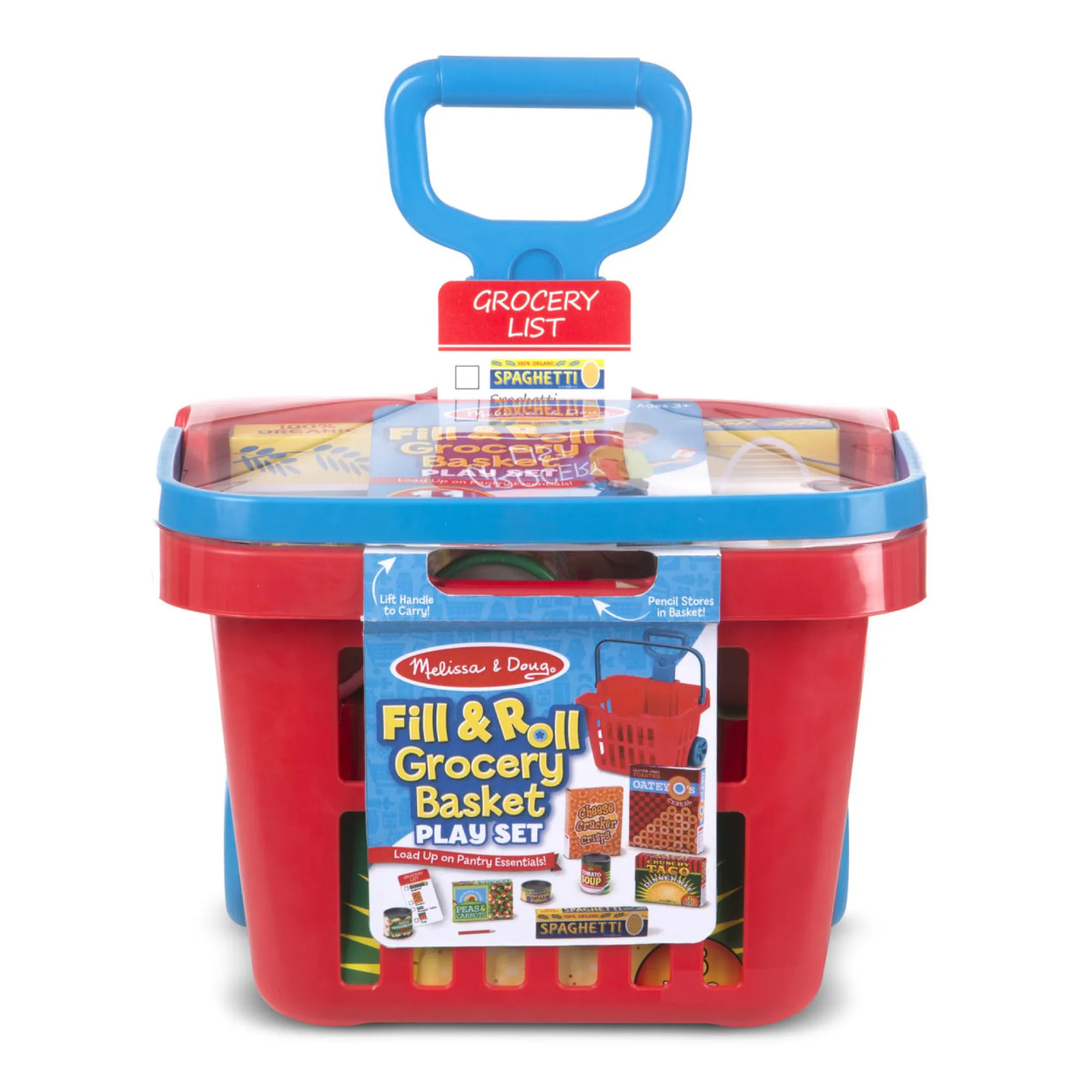 Fill & Roll Grocery Basket Play Set>Melissa & Doug