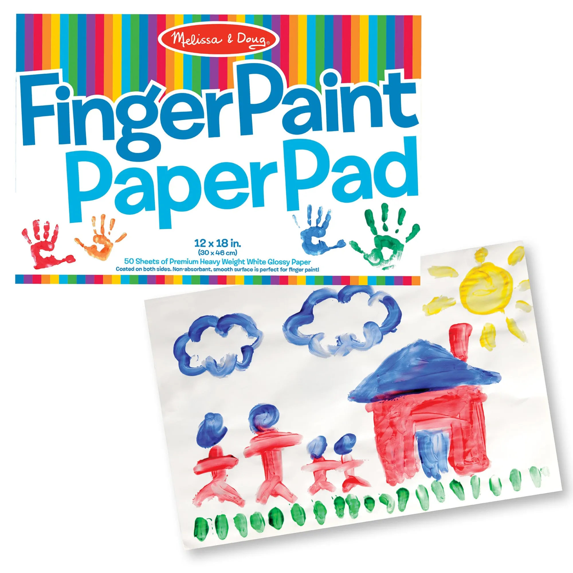 Finger paint Paper Pad>Melissa & Doug