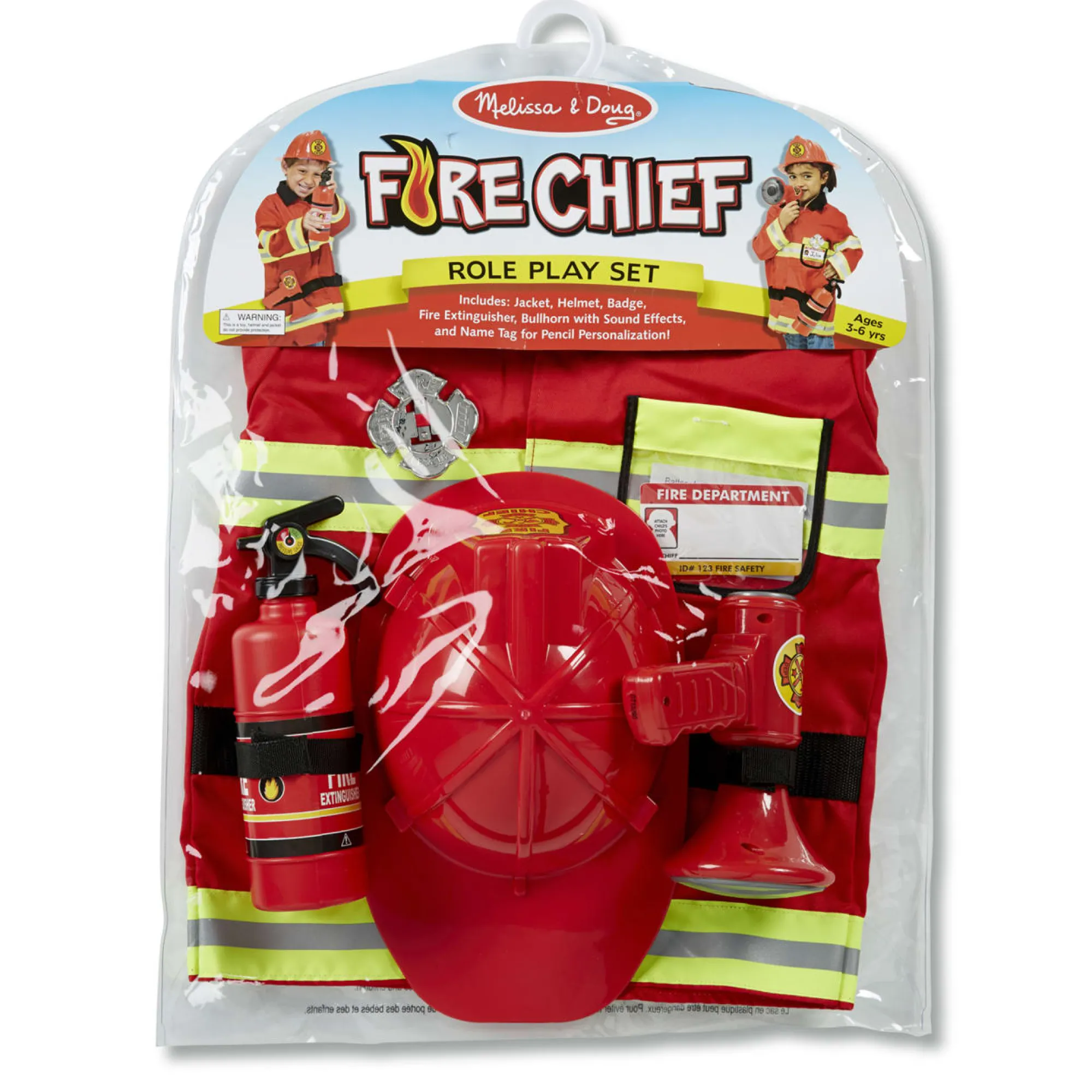 Fire Chief Role Play Costume Set>Melissa & Doug Outlet