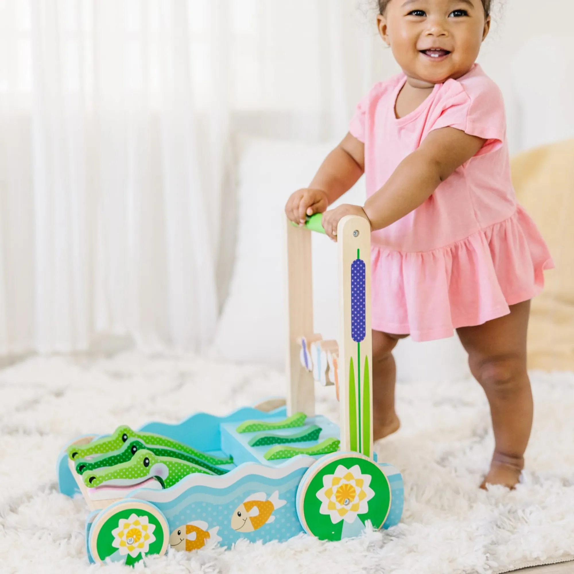 First Play Chomp & Clack Alligator Push Toy>Melissa & Doug Best