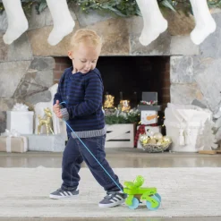 First Play Frolicking Frog Wooden Pull Toy><noscript><img width=