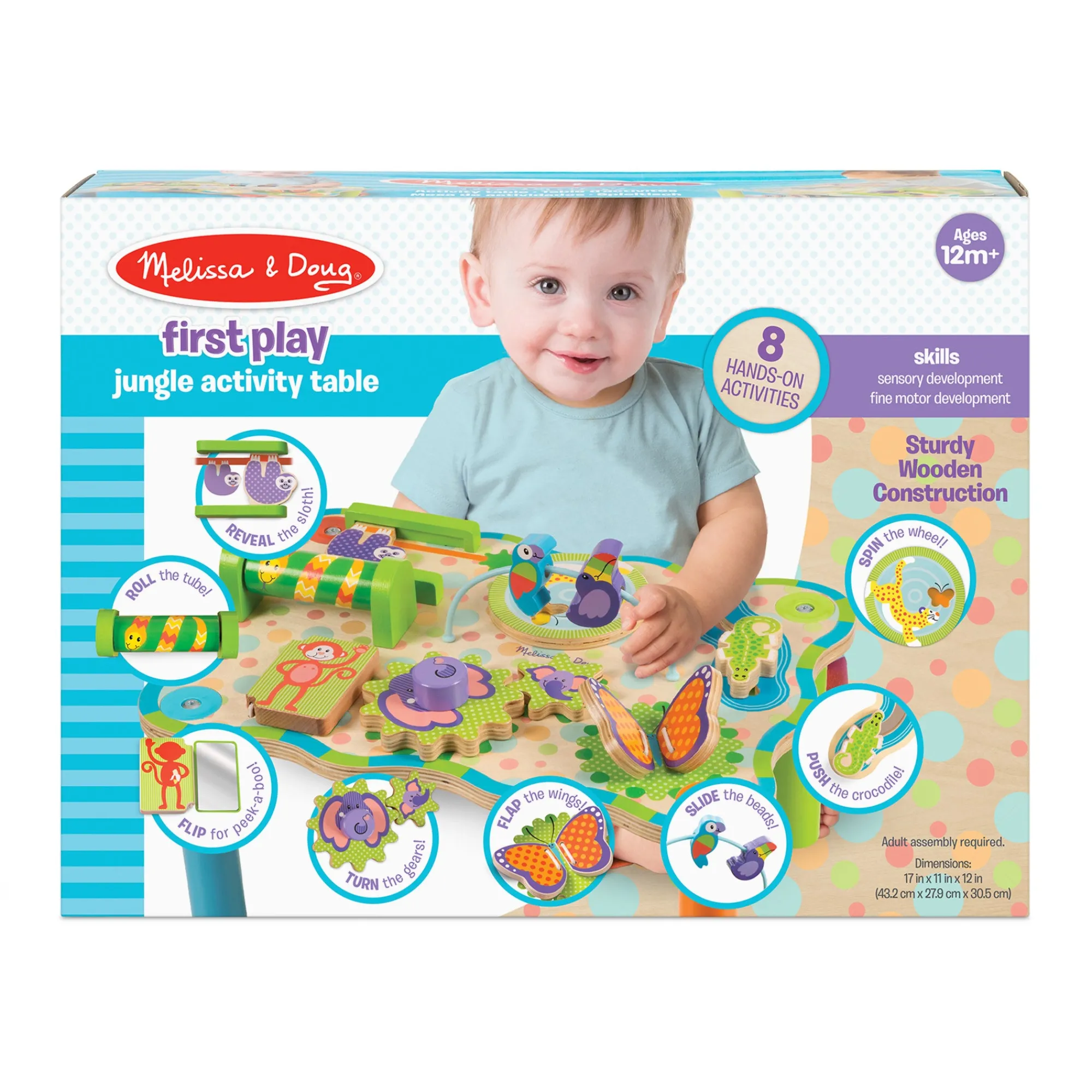 First Play Jungle Activity Table>Melissa & Doug Outlet