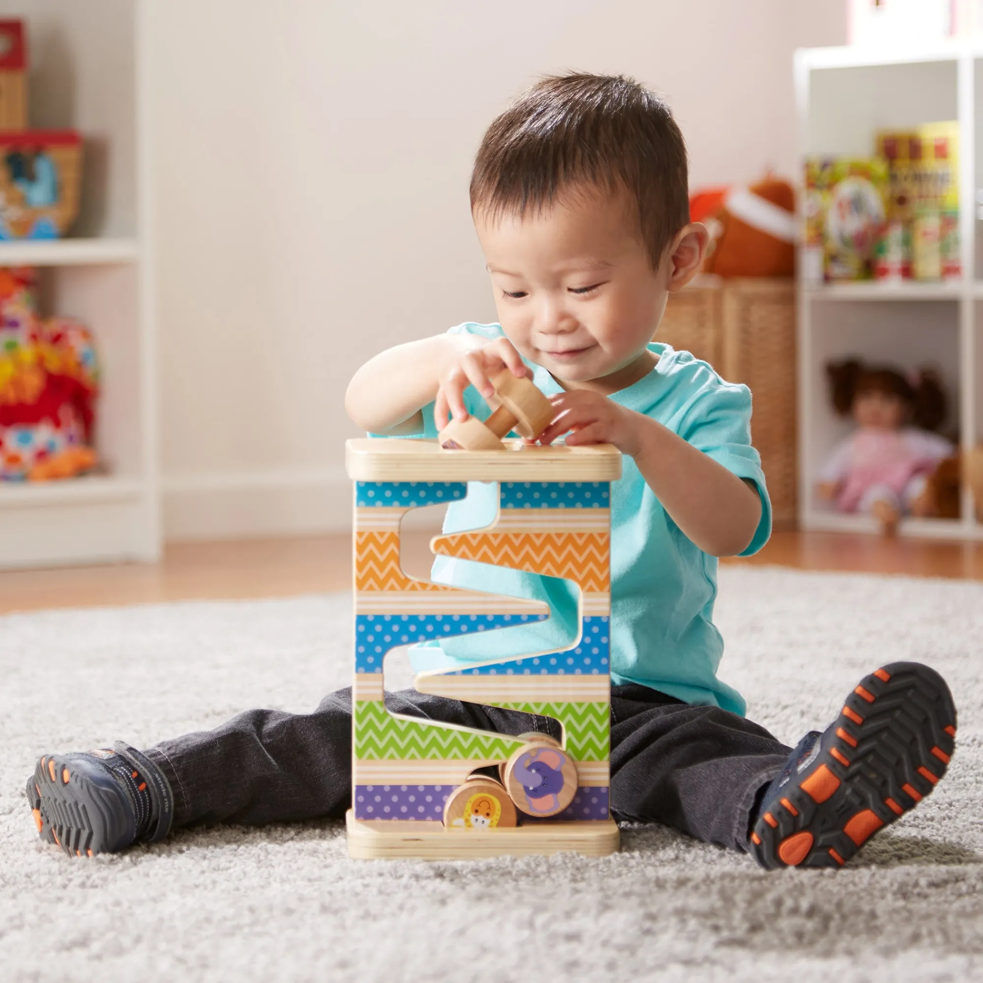 First Play Wooden Safari Zig-Zag Tower>Melissa & Doug Hot
