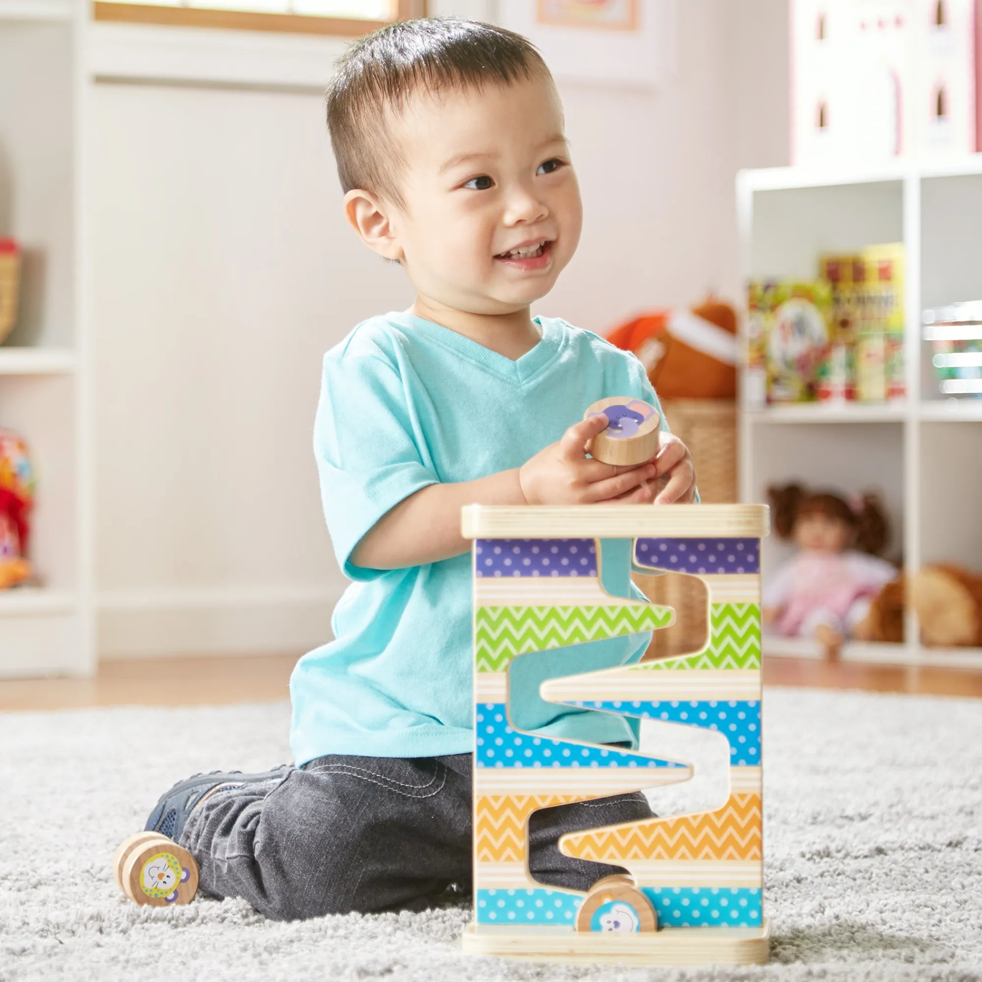 First Play Wooden Safari Zig-Zag Tower>Melissa & Doug Hot